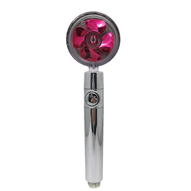 Turbocharged Adjustable Shower Head with Multiple Spray Modes