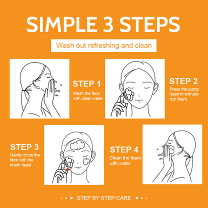 Turmeric Cleansing Mousse for Deep Cleansing and Moisturizing