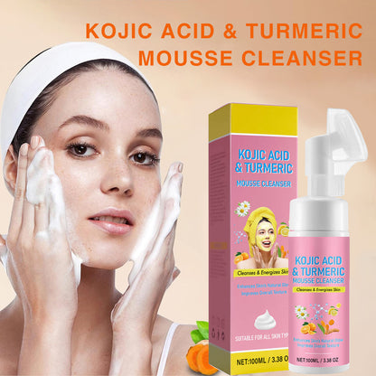 Turmeric cleansing mousse