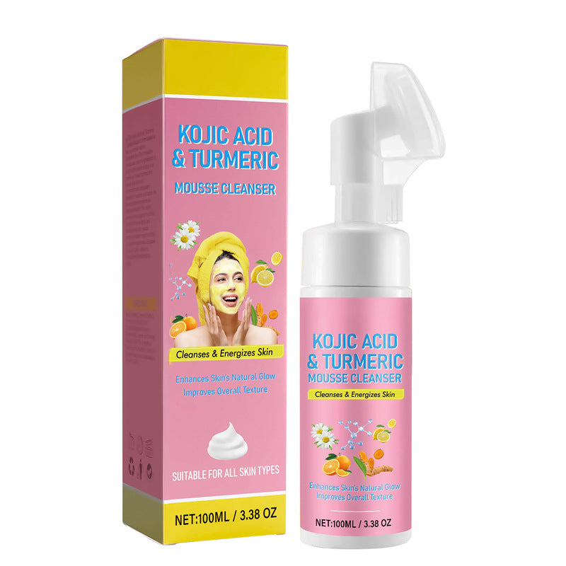 Turmeric cleansing mousse