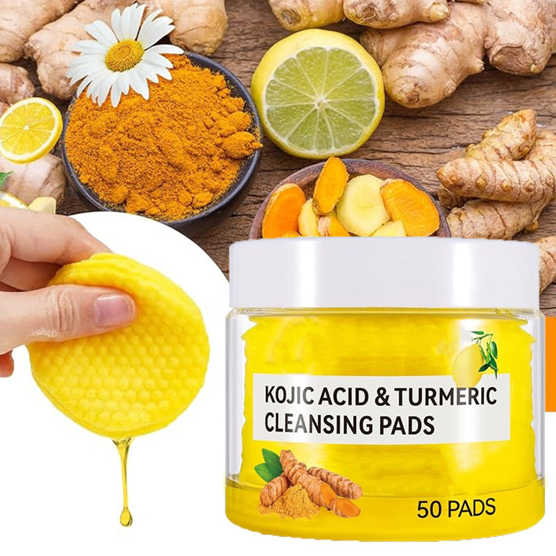 Turmeric cleansing pad