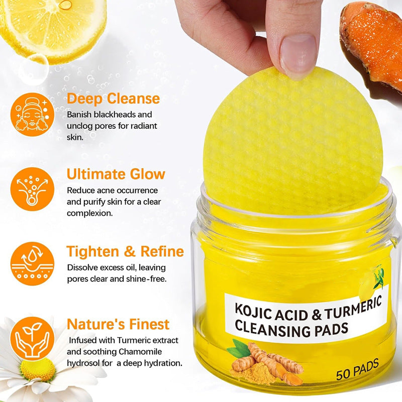Turmeric cleansing pad