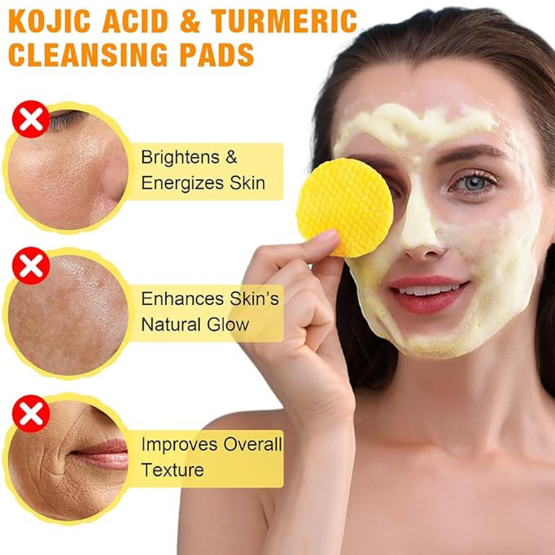 Turmeric cleansing pad