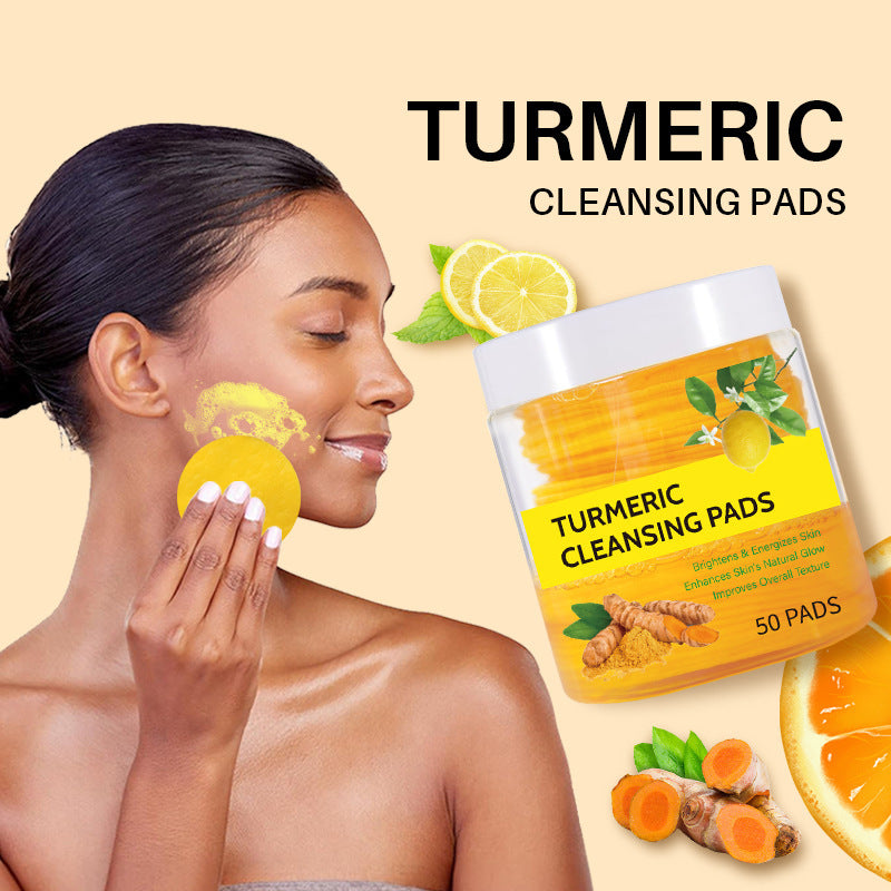 Turmeric cleansing pads