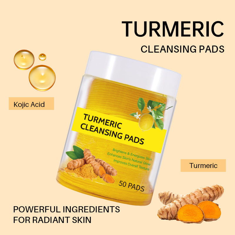 Turmeric cleansing pads