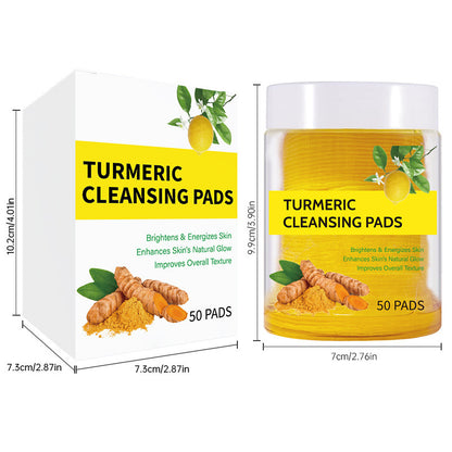 Turmeric cleansing pads