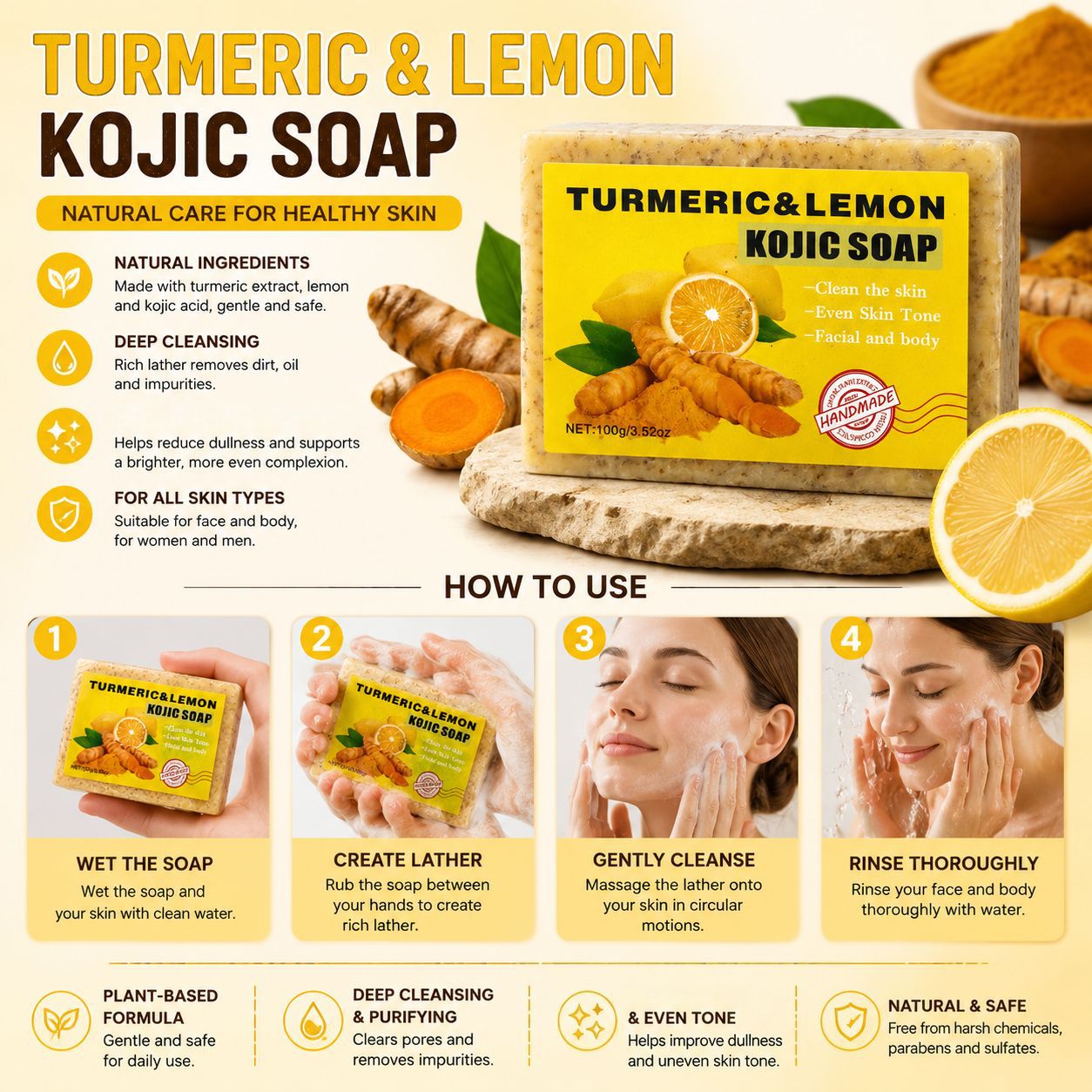 Turmeric Cleansing Soap