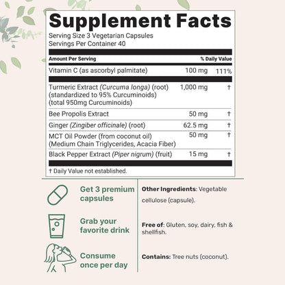 Turmeric Curcumin Capsules