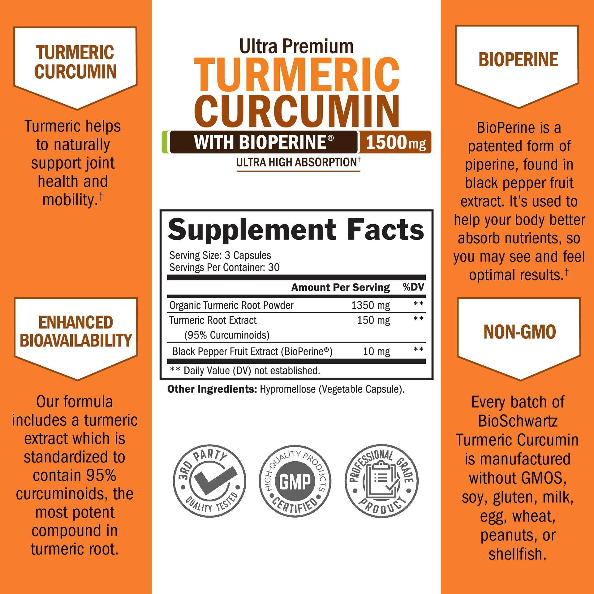 Turmeric Curcumin Capsules