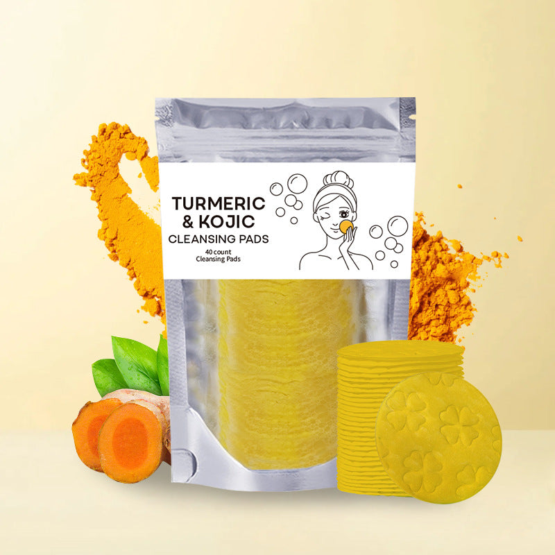 Turmeric exfoliating cleansing pad