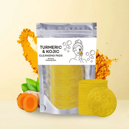 Turmeric exfoliating cleansing pad