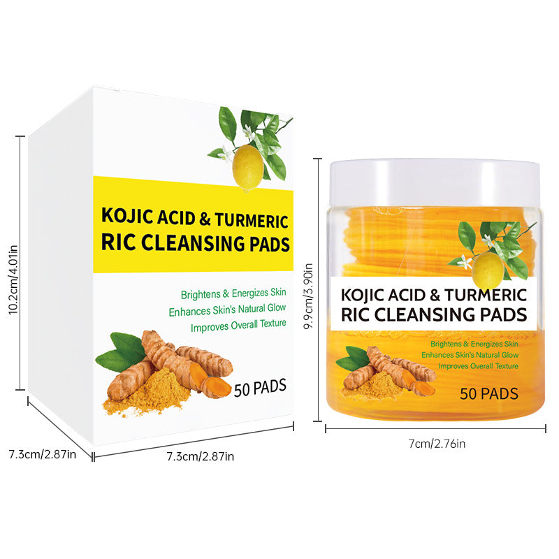Turmeric exfoliating cleansing pad