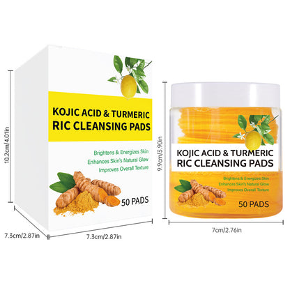 Turmeric exfoliating cleansing pad