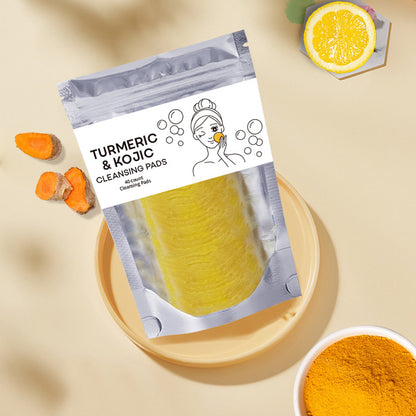 Turmeric exfoliating cleansing pad
