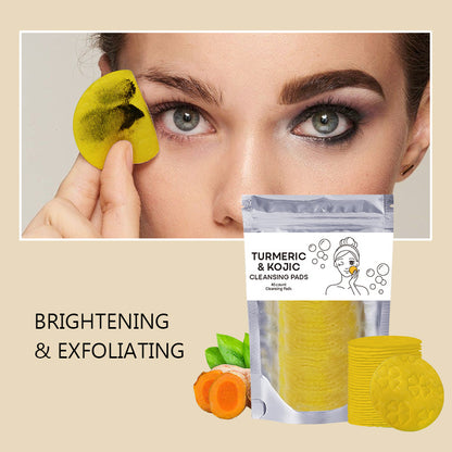 Turmeric exfoliating cleansing pad