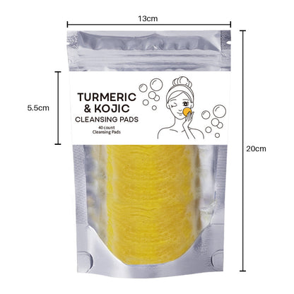 Turmeric exfoliating cleansing pad