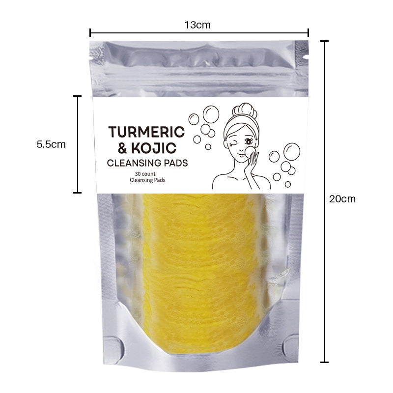 Turmeric exfoliating cleansing pad
