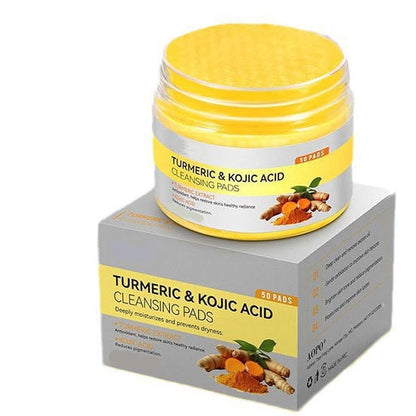Turmeric Kojic Acid Cleansing Cotton Pads