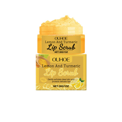 Turmeric Lemon Lip Scrub
