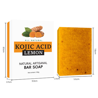 Turmeric lemon soap