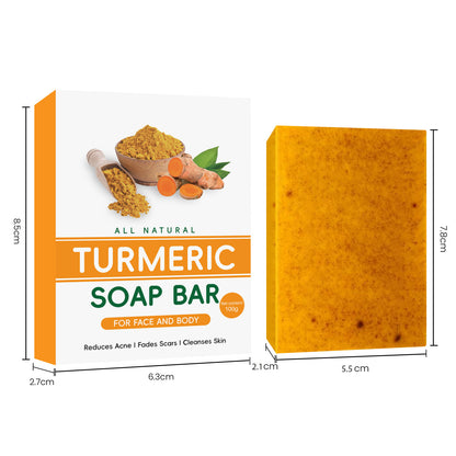 Turmeric lemon soap