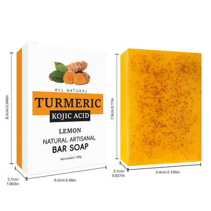 Turmeric lemon soap