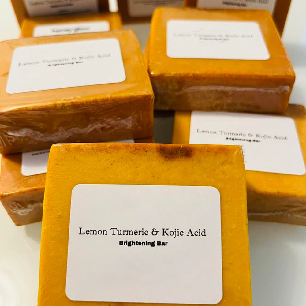 Turmeric lemon soap