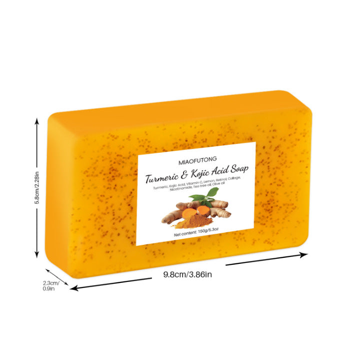 Turmeric lemon soap
