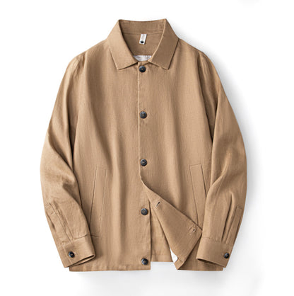 Turn-down collar jacket
