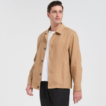 Turn-down collar jacket