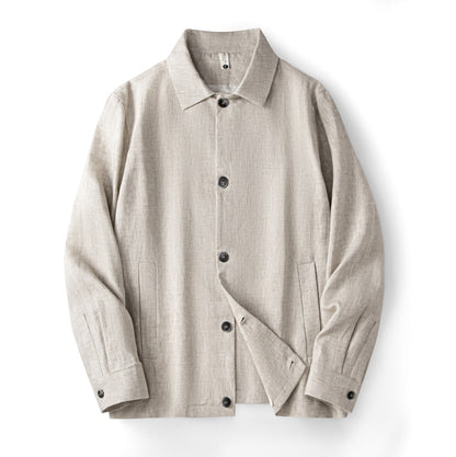 Turn-down collar jacket