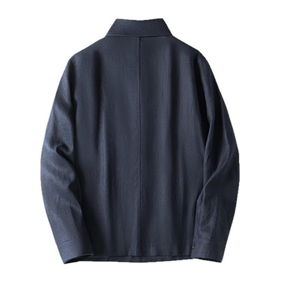 Turn-down collar jacket