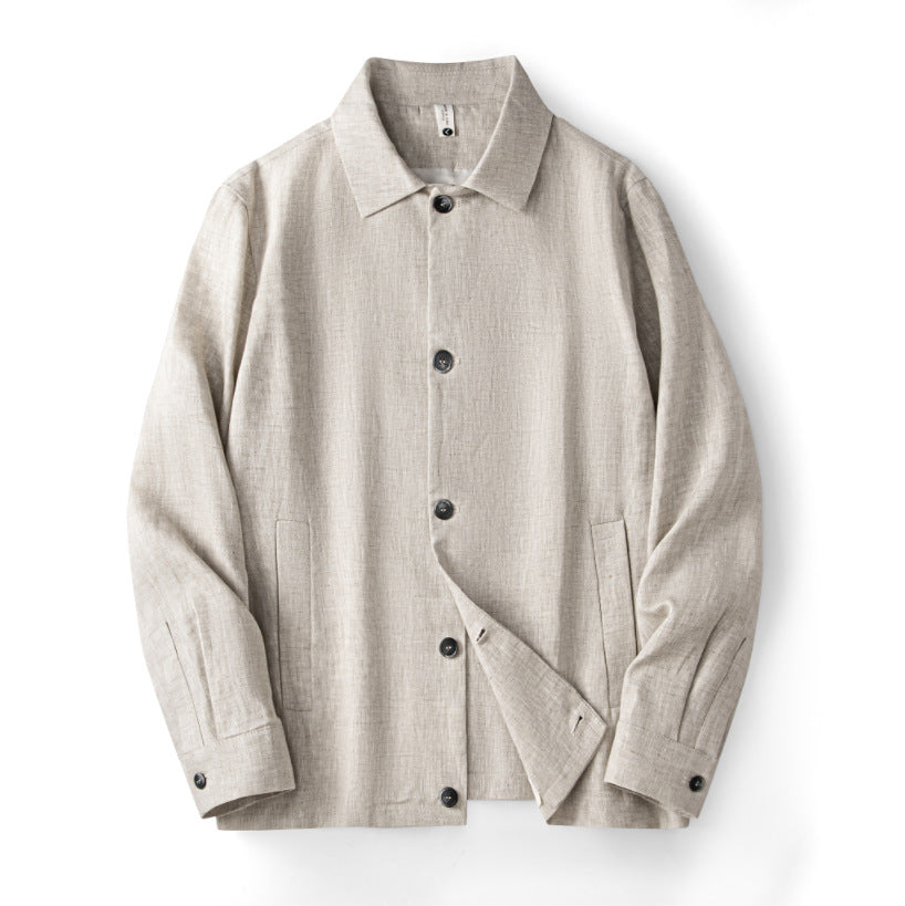Turn-down collar jacket