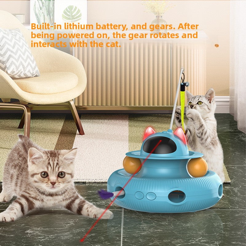 turntable electric cat toys