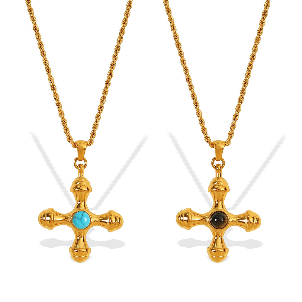 Turquoise Cross Pendant