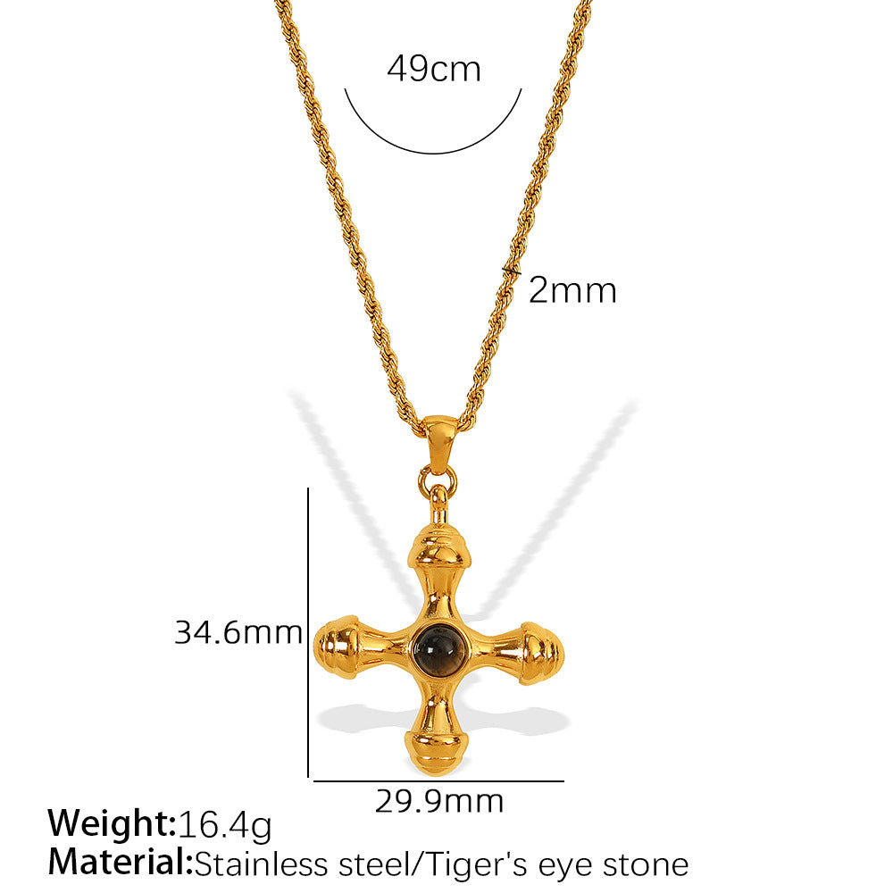 Turquoise Cross Pendant