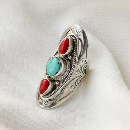 Turquoise large ring