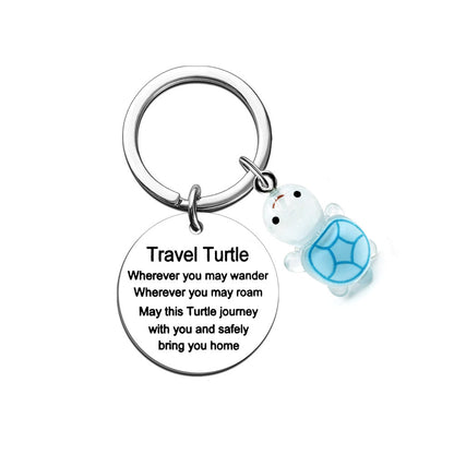 Turtle Stainless Steel Keychain