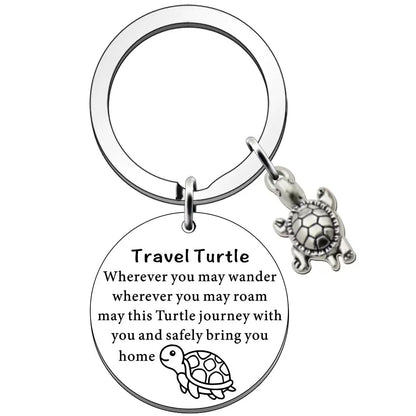 Turtle Stainless Steel Keychain
