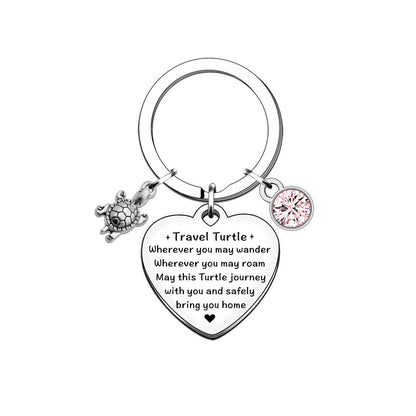 Turtle Stainless Steel Keychain