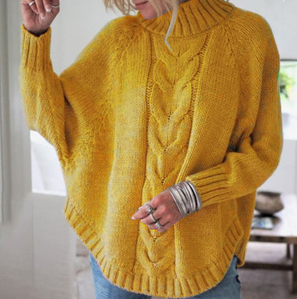 Turtleneck knit sweater
