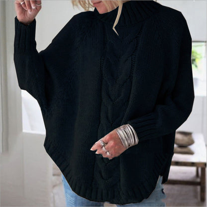 Turtleneck knit sweater