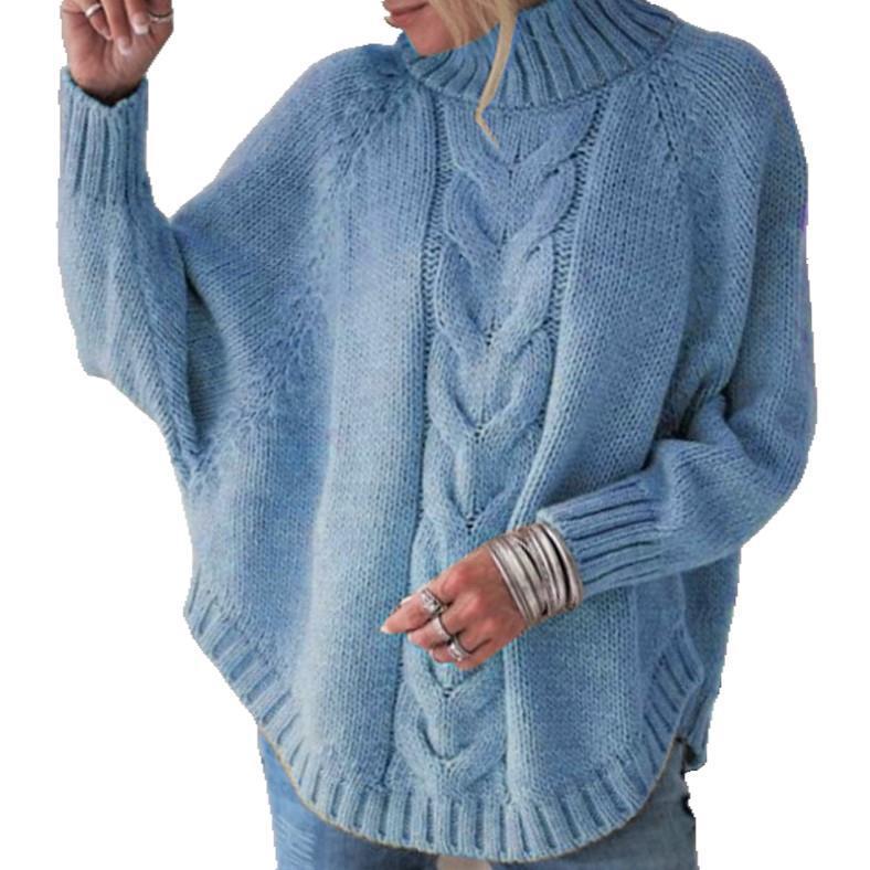 Turtleneck knit sweater