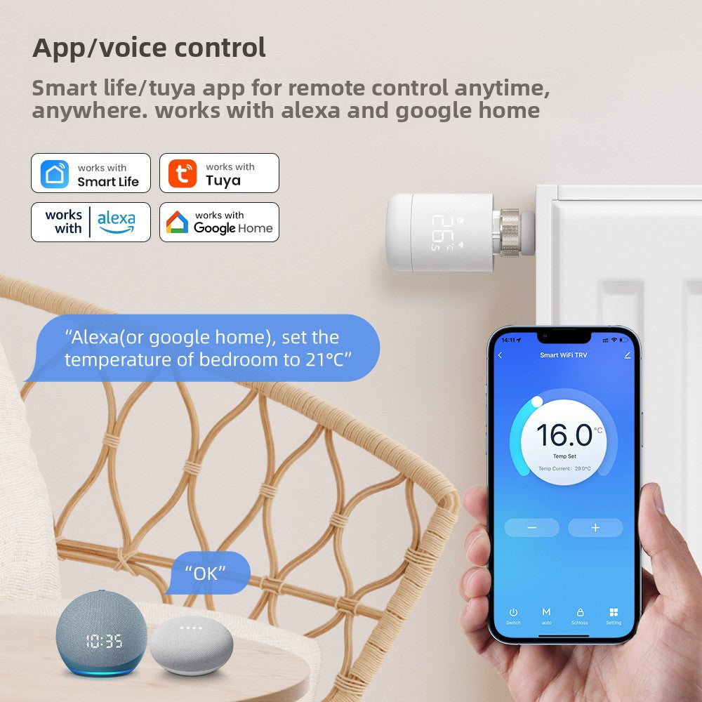 Tuya Smart Thermostatic Radiator Valve Controller