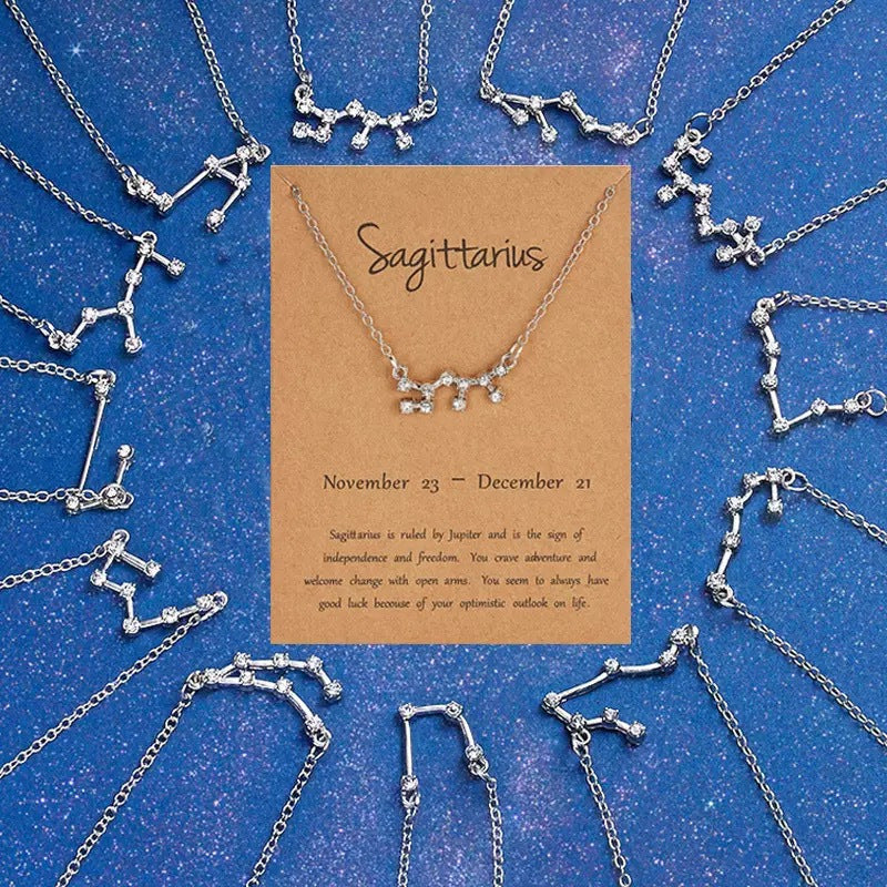 Twelve Constellation Necklace