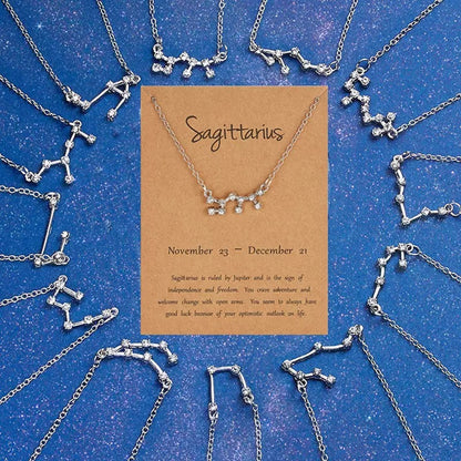 Twelve Constellation Necklace