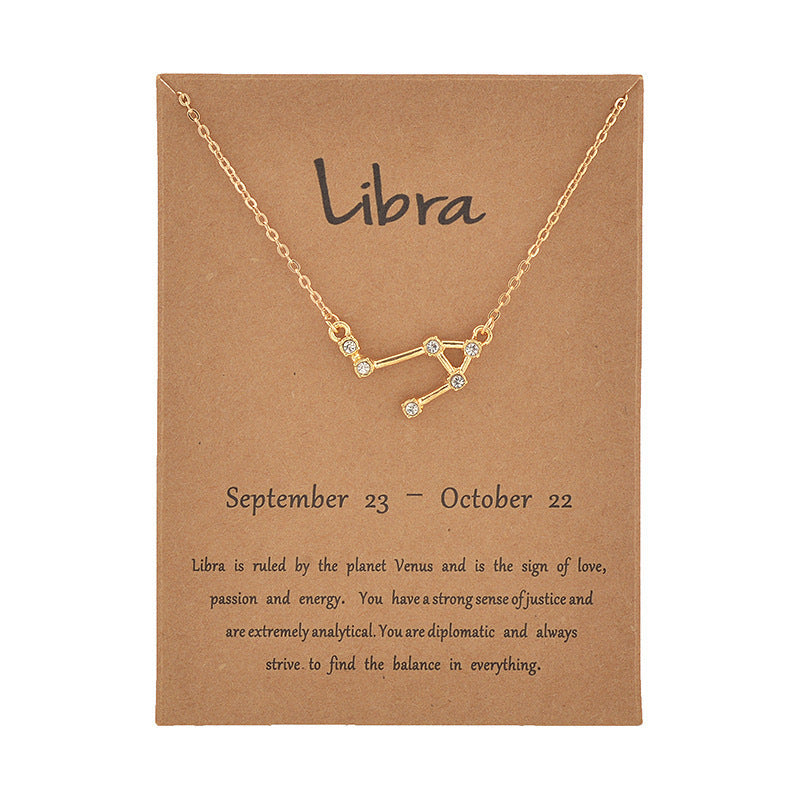 Twelve Constellation Necklace