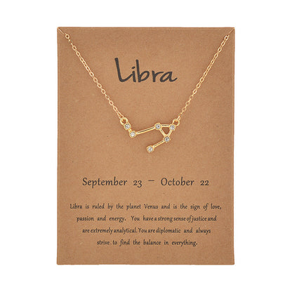 Twelve Constellation Necklace