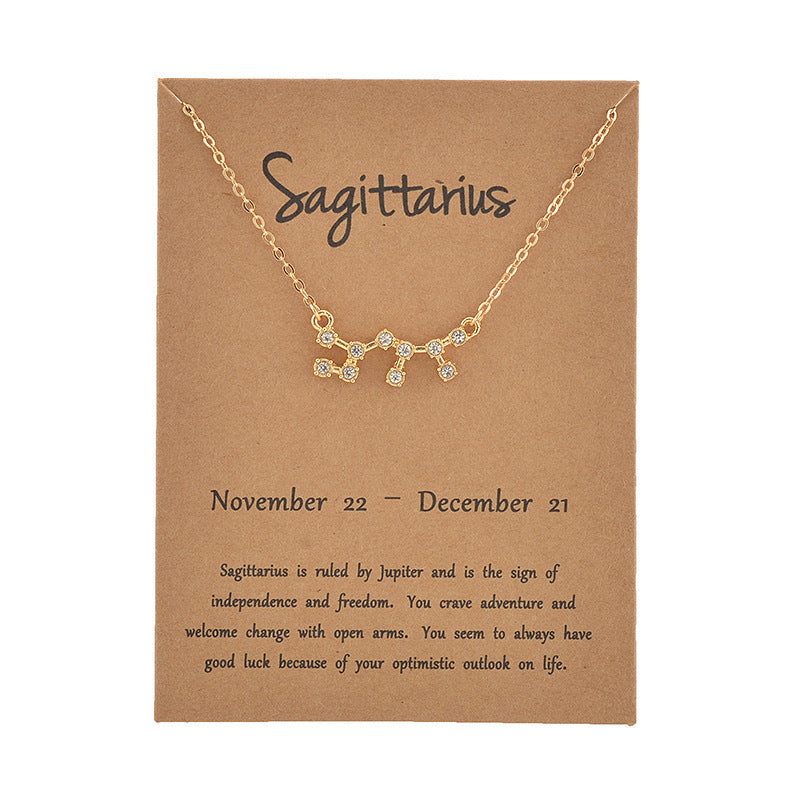 Twelve Constellation Necklace
