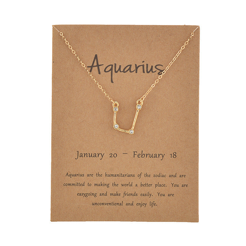 Twelve Constellation Necklace